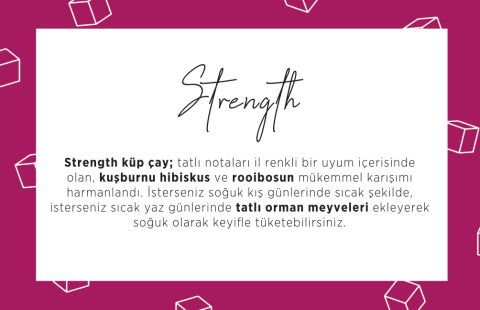 STRENGTH Hibisküs Kuşburnu Küp Çay