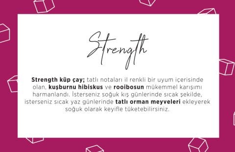 STRENGTH Hibisküs Kuşburnu Küp Çay