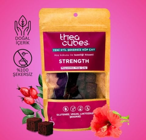 STRENGTH Hibisküs Kuşburnu Küp Çay